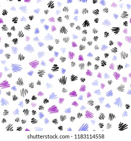 Light Pink, Blue vector seamless pattern with sharp lines. Shining colored illustration with sharp stripes. Template for your beautiful backgrounds.