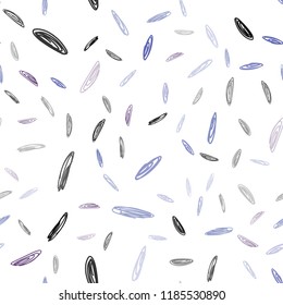 Light Pink, Blue vector seamless cover with spots. Abstract illustration with colored bubbles in nature style. New design for ad, poster, banner of your website.