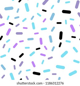 Light Pink, Blue vector seamless pattern with sharp lines. Lines on blurred abstract background with gradient. The pattern for ad, booklets, leaflets.