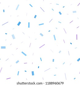 Light Pink, Blue vector seamless texture in rectangular style. Beautiful illustration with rectangles and squares. The template can be used as a background.