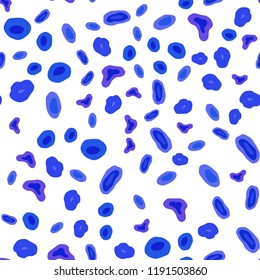 Light Pink, Blue vector seamless background with bubbles. Modern abstract illustration with colorful water drops. Pattern for design of window blinds, curtains.