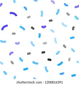 Light Pink, Blue vector seamless background with abstract circles. Brand new colored illustration in marble style with gradient. New composition for your brand book.
