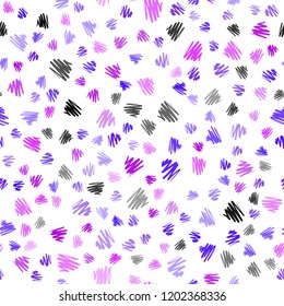 Light Pink, Blue vector seamless pattern with sharp lines. Decorative shining illustration with lines on abstract template. The pattern for ad, booklets, leaflets.