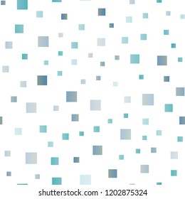 Light Pink, Blue vector seamless template with crystals, rectangles. Illustration with set of colorful rectangles. Pattern for busines ad, booklets, leaflets