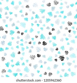Light Pink, Blue vector seamless template with repeated sticks. Glitter abstract illustration with colored sticks. Smart design for your business advert.