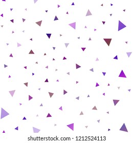 Light Pink, Blue vector seamless texture in triangular style. Beautiful illustration with triangles in nature style. Pattern for busines ad, booklets, leaflets
