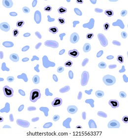Light Pink, Blue vector seamless background with bubbles. Blurred decorative design in abstract style with bubbles. Pattern for trendy fabric, wallpapers.