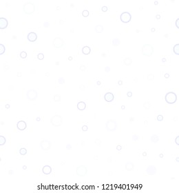 Light Pink, Blue vector seamless backdrop with dots. Glitter abstract illustration with blurred drops of rain. Pattern for design of window blinds, curtains.