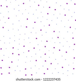 Light Pink, Blue vector seamless template with circles. Illustration with set of shining colorful abstract circles. Trendy design for wallpaper, fabric makers.