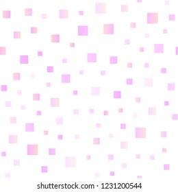 Light Pink, Blue vector seamless cover in polygonal style. Glitter abstract illustration with rectangular shapes. Modern template for your landing page.