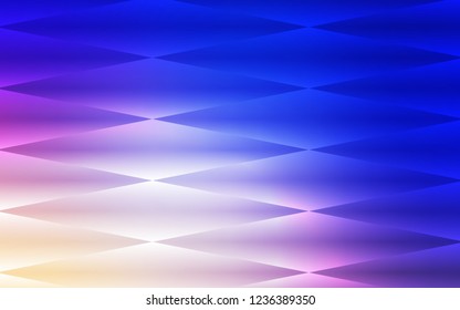 Light Pink, Blue vector seamless backdrop with rectangles, squares. Rectangles on abstract background with colorful gradient. Pattern for design of window blinds, curtains.