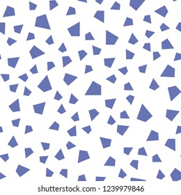 Light Pink, Blue vector seamless, isometric backdrop with lines, triangles. Glitter abstract illustration with triangular shapes. Texture for window blinds, curtains.