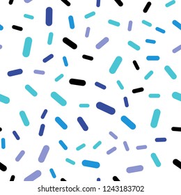 Light Pink, Blue vector seamless background with straight lines. Modern geometrical abstract illustration with Lines. Template for your beautiful backgrounds.