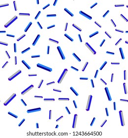 Light Pink, Blue vector seamless, isometric background with straight lines. Blurred decorative design in simple style with lines. Template for business cards, websites.