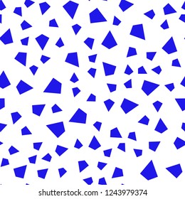 Light Pink, Blue vector seamless, isometric pattern with polygonal style. Abstract gradient illustration with triangles. Texture for window blinds, curtains.