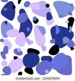 Light Pink, Blue vector seamless backdrop with dots. Blurred decorative design in abstract style with bubbles. Pattern for design of fabric, wallpapers.