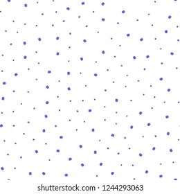 Light Pink, Blue vector seamless template with circles. Modern abstract illustration with colorful water drops. Pattern for design of window blinds, curtains.