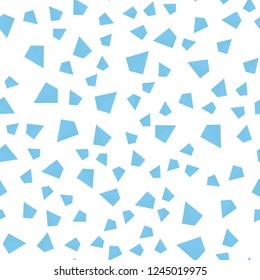 Light Pink, Blue vector seamless, isometric texture with triangular style. Decorative design in abstract style with triangles. Texture for window blinds, curtains.