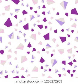 Light Pink, Blue vector seamless, isometric texture with triangular style. Decorative design in abstract style with triangles. Pattern for trendy fabric, wallpapers.