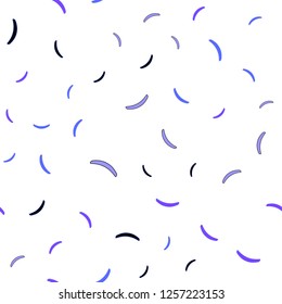 Light Pink, Blue vector seamless template with wry lines. Brand new colorful illustration in simple style. A completely new template for your design.