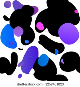 Light Pink, Blue vector seamless pattern with spheres. Abstract illustration with colored bubbles in nature style. Template for business cards, websites.