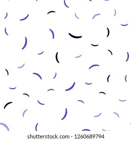 Light Pink, Blue vector seamless background with wry lines. Brand new colorful illustration in simple style. Elegant pattern for a brand book.