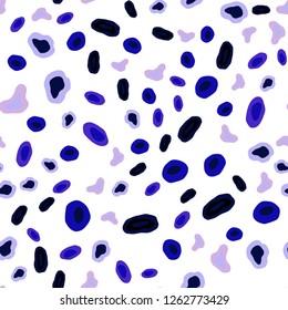 Light Pink, Blue vector seamless layout with circle shapes. Blurred bubbles on abstract background with colorful gradient. Trendy design for wallpaper, fabric makers.