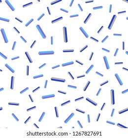 Light Pink, Blue vector seamless, isometric background with straight lines. Colorful shining illustration with lines on abstract template. Design for textile, fabric, wallpapers.