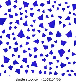 Light Pink, Blue vector seamless, isometric texture with triangular style. Modern abstract illustration with colorful triangles. Texture for window blinds, curtains.