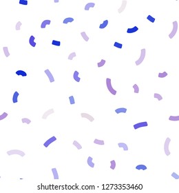 Light Pink, Blue vector seamless pattern with bubble shapes. Creative geometric illustration in marble style with gradient. Pattern for your business design.