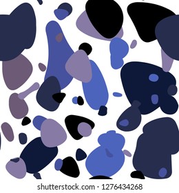 Light Pink, Blue vector seamless cover with spots. Blurred bubbles on abstract background with colorful gradient. Design for textile, fabric, wallpapers.
