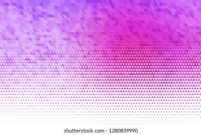 Light Pink, Blue vector seamless texture in triangular style. Decorative design in abstract style with triangles. Design for textile, fabric, wallpapers.