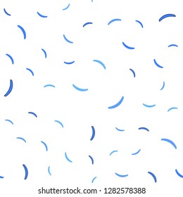 Light Pink, Blue vector seamless template with bent lines. Colorful abstract illustration with gradient lines. Abstract design for your web site.