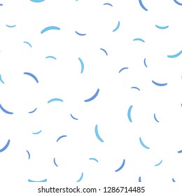 Light Pink, Blue vector seamless template with wry lines. Modern gradient abstract illustration with bandy lines. A completely new template for your design.