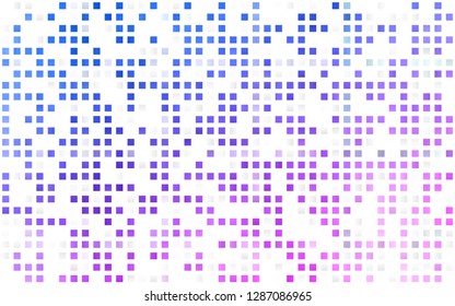 Light Pink, Blue vector seamless template with crystals, rectangles. Abstract gradient illustration with rectangles. Pattern for design of fabric, wallpapers.