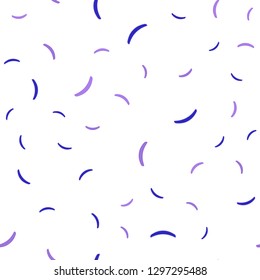 Light Pink, Blue vector seamless backdrop with wry lines. A circumflex abstract illustration with gradient. Brand new design for your ads, poster, banner.