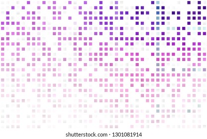Light Pink, Blue vector seamless texture in rectangular style. Decorative design in abstract style with rectangles. Design for textile, fabric, wallpapers.