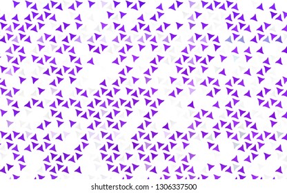 Light Pink, Blue vector seamless template with crystals, triangles. Beautiful illustration with triangles in nature style. Pattern for design of fabric, wallpapers.