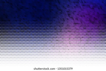 Light Pink, Blue vector seamless layout with lines, triangles. Modern abstract illustration with colorful triangles. Design for textile, fabric, wallpapers.