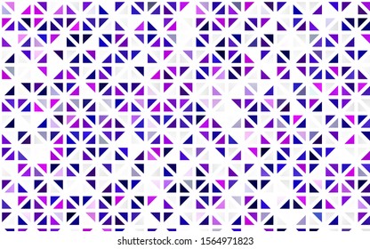 Light Pink, Blue vector seamless pattern in polygonal style. Modern abstract illustration with colorful triangles. Pattern for trendy fabric, wallpapers.
