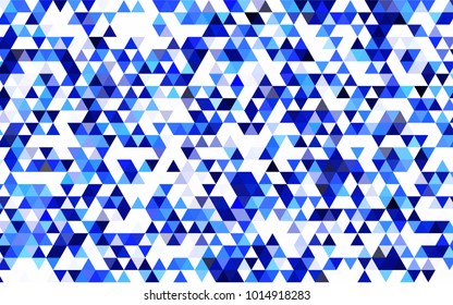 Light Pink, Blue vector shining triangular pattern. An elegant bright illustration with gradient. A completely new template for your business design.