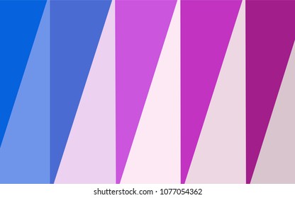 Light Pink, Blue vector shining triangular layout. A sample with polygonal shapes. Brand-new design for your business.
