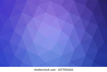 Light Pink, Blue vector shining triangular cover. Colorful illustration in abstract style with gradient. Textured pattern can be used for background.