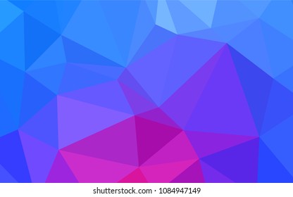 Light Pink, Blue vector shining triangular layout. Shining colored illustration in a new style. A completely new template for your business design.
