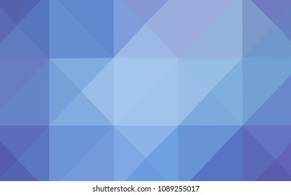 Light Pink, Blue vector shining triangular backdrop. Modern geometrical abstract illustration with gradient. That pattern can be used as a part of a brand book.