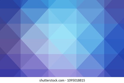 Light Pink, Blue vector shining triangular backdrop. Colorful illustration in abstract style with triangles. Brand new style for your business design.