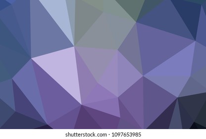 Light Pink, Blue vector shining triangular backdrop. Colorful abstract illustration with triangles. Textured pattern for your backgrounds.