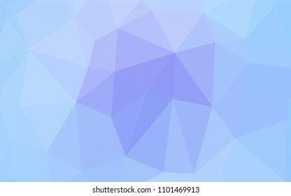 Light Pink, Blue vector shining triangular backdrop. Creative illustration in halftone style with gradient. The template for cell phone's backgrounds.
