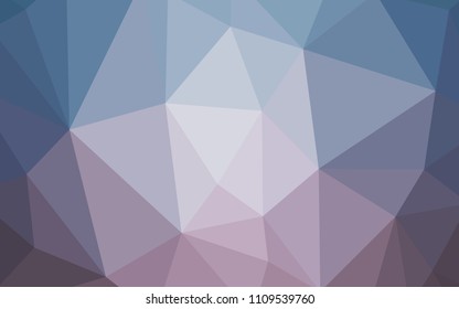 Light Pink, Blue vector shining triangular cover. Shining colorful illustration with triangles. A new texture for your web site.