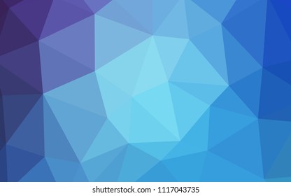 Light Pink, Blue vector shining triangular backdrop. Polygonal abstract illustration with gradient. Template for cell phone's backgrounds.